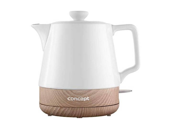 CONCEPT Huisapparaten keramische waterkoker RK0060 1 L, 1200, 1 liter, wit