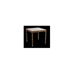 Alexander Rose SAN MARINO Esstisch 80 x 80 cm mit Glasplatte