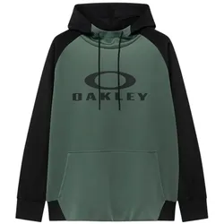 OAKLEY BARK DWR FLEECE LTD Hoodie 2027 pitch black/aviator green - M