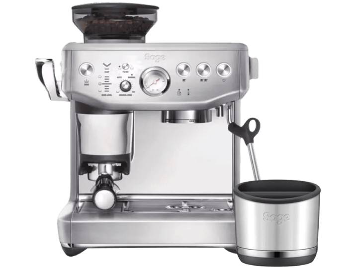 Sage Barista Express Impress Brushed Stainless Steel + uitklopbak