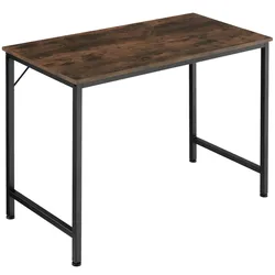 tectake Schreibtisch Jenkins  Industrial Holz Dunkel, Rustikal