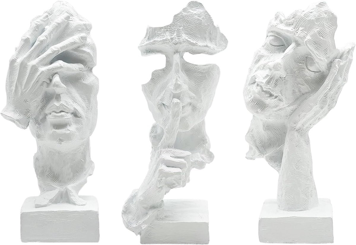 Ibenzoa Moderne Abstracte Sculptuur Set voor Woonkamer Decoratie