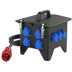 PCE 9474144 Mobilverteiler Vollgummi Baureihe SPITZ BV 10xSSD 2m5G6St32/5 H07 Ea IP54