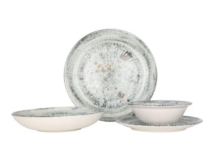 Bonna Geschirrset (Medium) - Odette - 24 teilig - 6 Personen - Porzellan