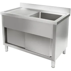 Helloshop26 - Professionelles Edelstahlspülbecken 120 cm 14_0005206