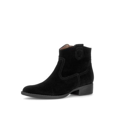Cowboy Boots GABOR "Cowboy Boots", Damen, Gr. 38,5, schwarz, Schuhe