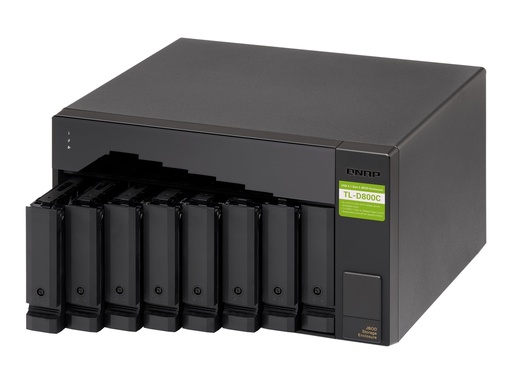 QNAP TL-D800C - Festplatten-Array - 8 Schächte (SATA-600) (TL-D800C)