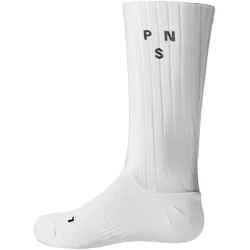 Pas Normal Studios Aero Socks Aerodynamische Radsocken - white - L/44-47