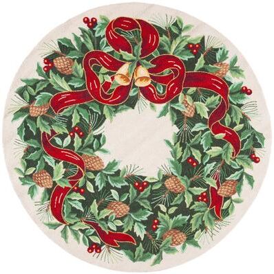 SAFAVIEH Hand-hooked Vintage Poster Arvida Holiday Wool Rug