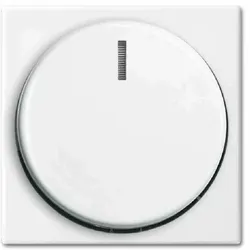 Busch-Jaeger BUSCH-BALANCE SI Drehknopf, Dimmer, alpinweiß, glänzend, ohne ISO Aufdruck