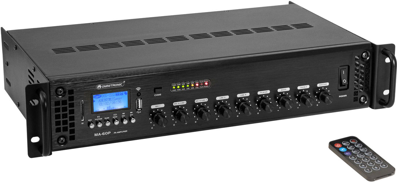 Omnitronic Ma-60p Ela-Mischverstärker
