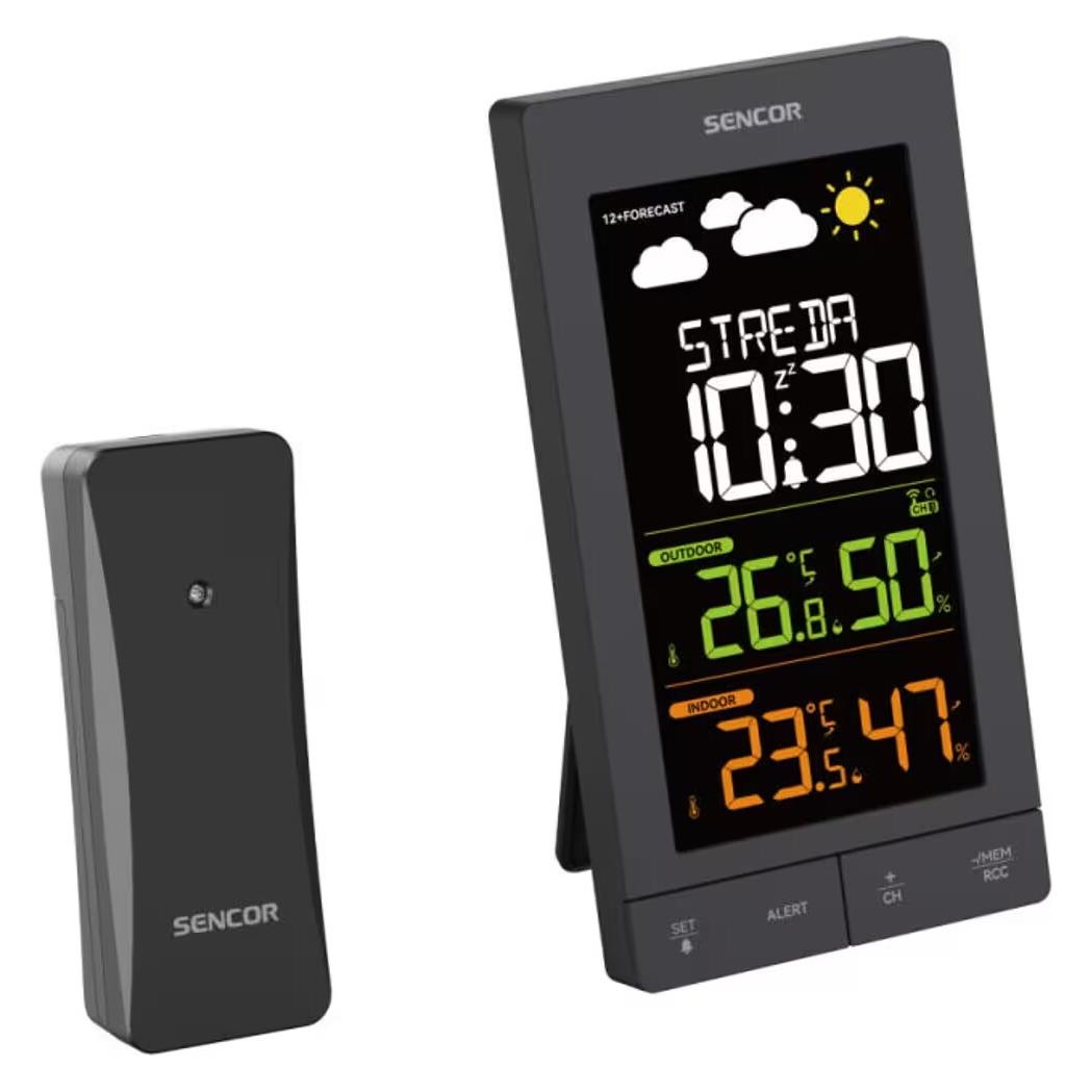 Sencor SWS 4200 Wetterstation / LCD / drahtloser Sensor (8590669405923)
