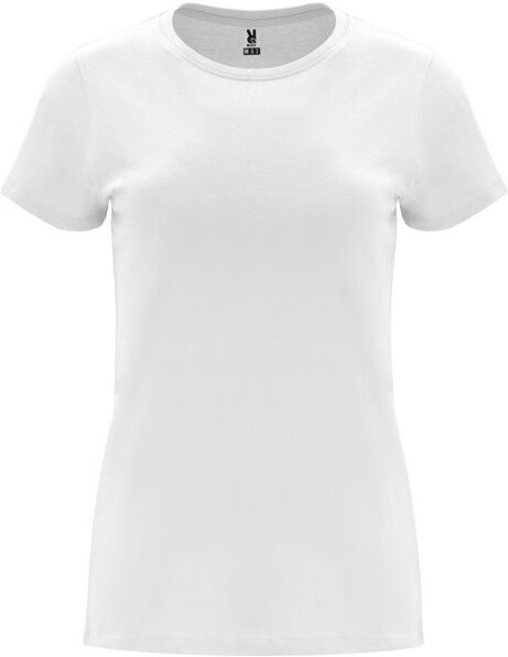 T-shirt ajusté à personnaliser taille fuselée Capri blanc L