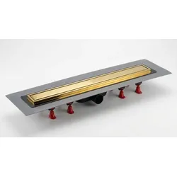 SAT Aurum Duschrinne 65 cm Gold Glanz voll SATZLAB70G