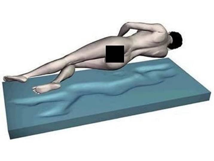 Gel Gelschaum Matratze Delúxe druckentlastende Gelmatratze Höhe 21 cm, 8 cm Gelschaum Memory Schaum Raumgewicht RG 85 soft weich = Schlafen wie auf dem Wasserbett ohne seine Nachteile (90x200 cm)