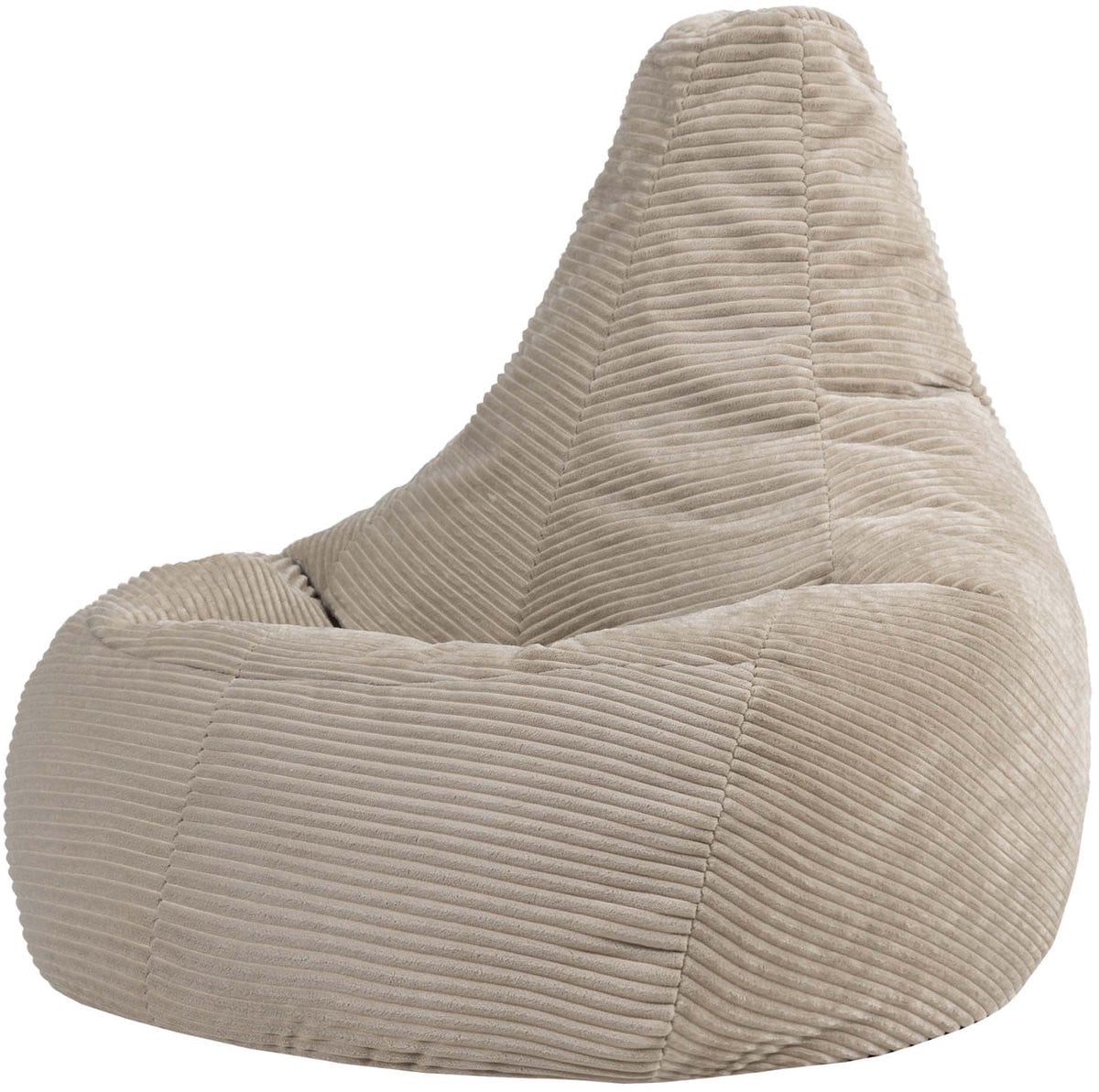 Icon Dalton XL Zitzak Fauteuil Gaming Ribfluweel Beige