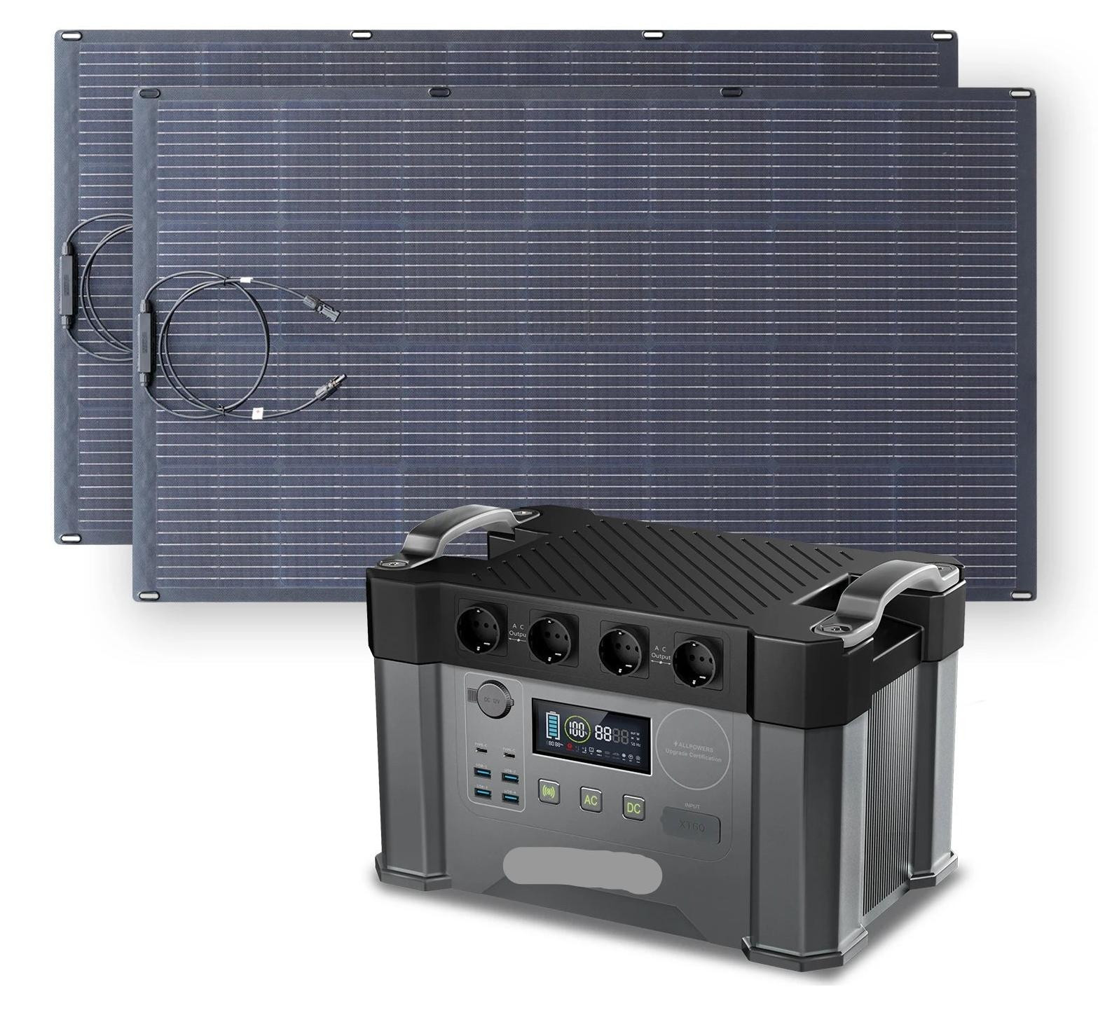 Selius Powerstation Mobiele Accu met 2000W Vermogen en 1500Wh Capaciteit