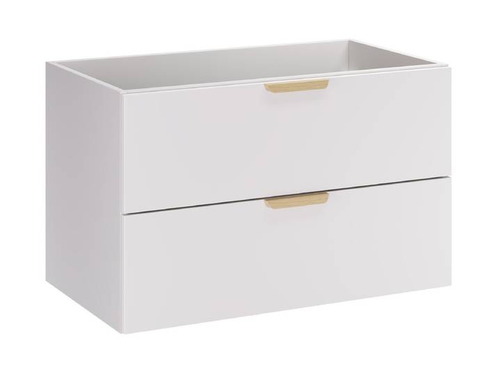 Meuble Sous Vasque Suspendu Aster Blanc 80 Cm