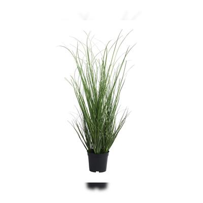 Decoris Künstliche Gräser 25x68cm im Topf Kunstpflanze Grünpflanze Kunstgras Dekopflanze Topfpflanze Dekogras Hochzeitsdeko Wohndeko Bürodeko Grün