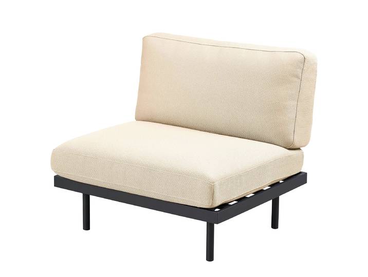 Outdoor-Sessel Modica Typ A 87 x 83 x 84cm Beige/Beige