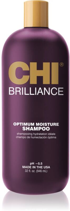 CHI Brilliance Optimum Moisture Shampoo shampoing hydratant pour des cheveux brillants et doux 946 ml