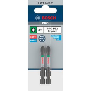 Bosch Bitset PRO Pozidriv Impact, 2608522544, 2-teilig, 55 mm, Kreuzschlitz PZ2