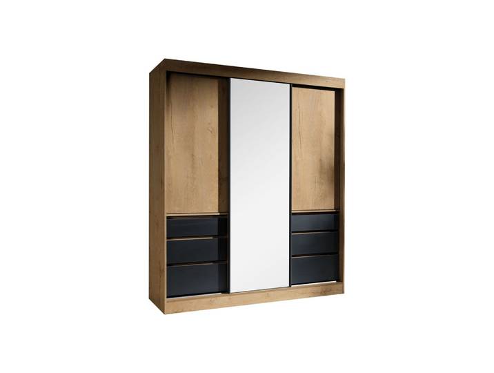 SCHWEBETÜRENSCHRANK Haiti 180 mit Spiegel
