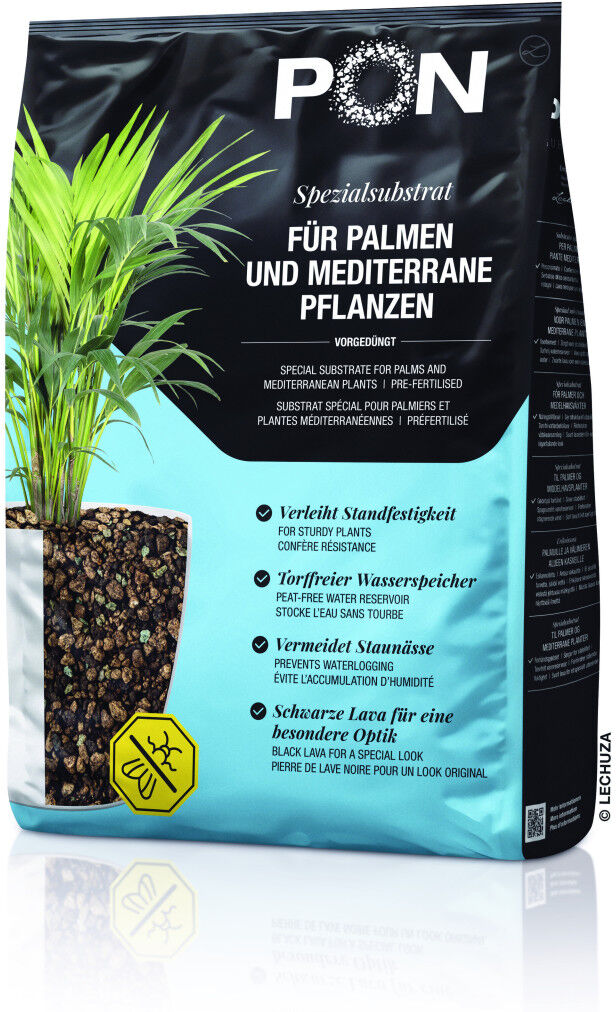 Lechuza-PON Lechuza Palmpon Pflanzsubstrat für Palmen 12 L torffrei