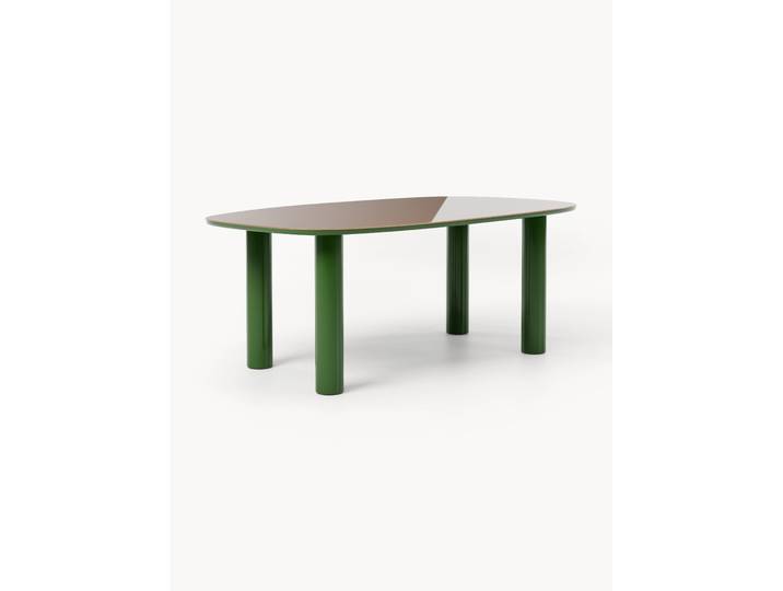 Table en verre Beni, 200 x 110 cm