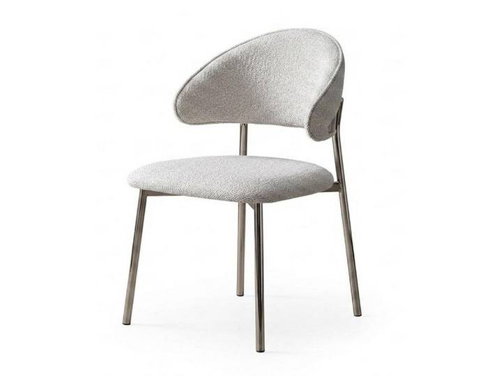 JVmoebel Esszimmerstuhl Stuhl Modern Beige Designer Minimalistisch Elegant Esszimmerstuhl, Made in Europa