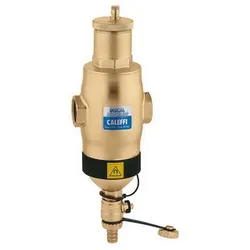 Caleffi Mikroblasen-Schlammabscheider 546106 Messing-Gehäuse, mit Magnet, 1" IG