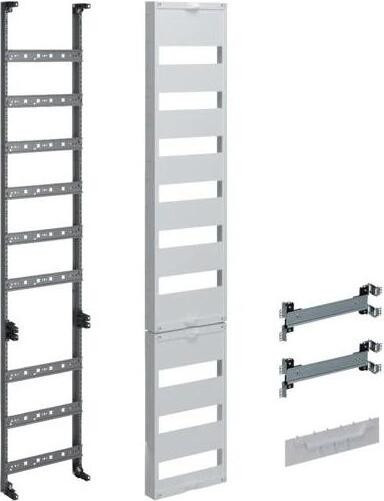 Hager verdeelpaneel univZ type ZU59RK, 1350 mm, 1 paneel met 9 rijen, met aansluitklemmen U84T