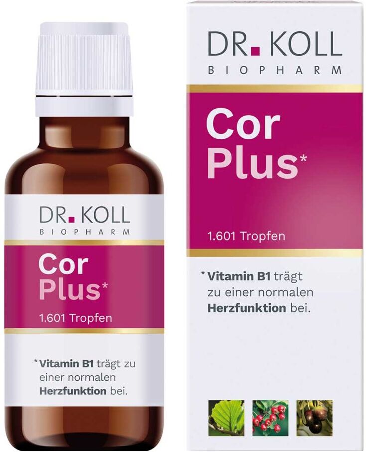 Cor Plus Doktor koll Gemmo Komplex Weißdorn Vitamine b1 Tro 50ml