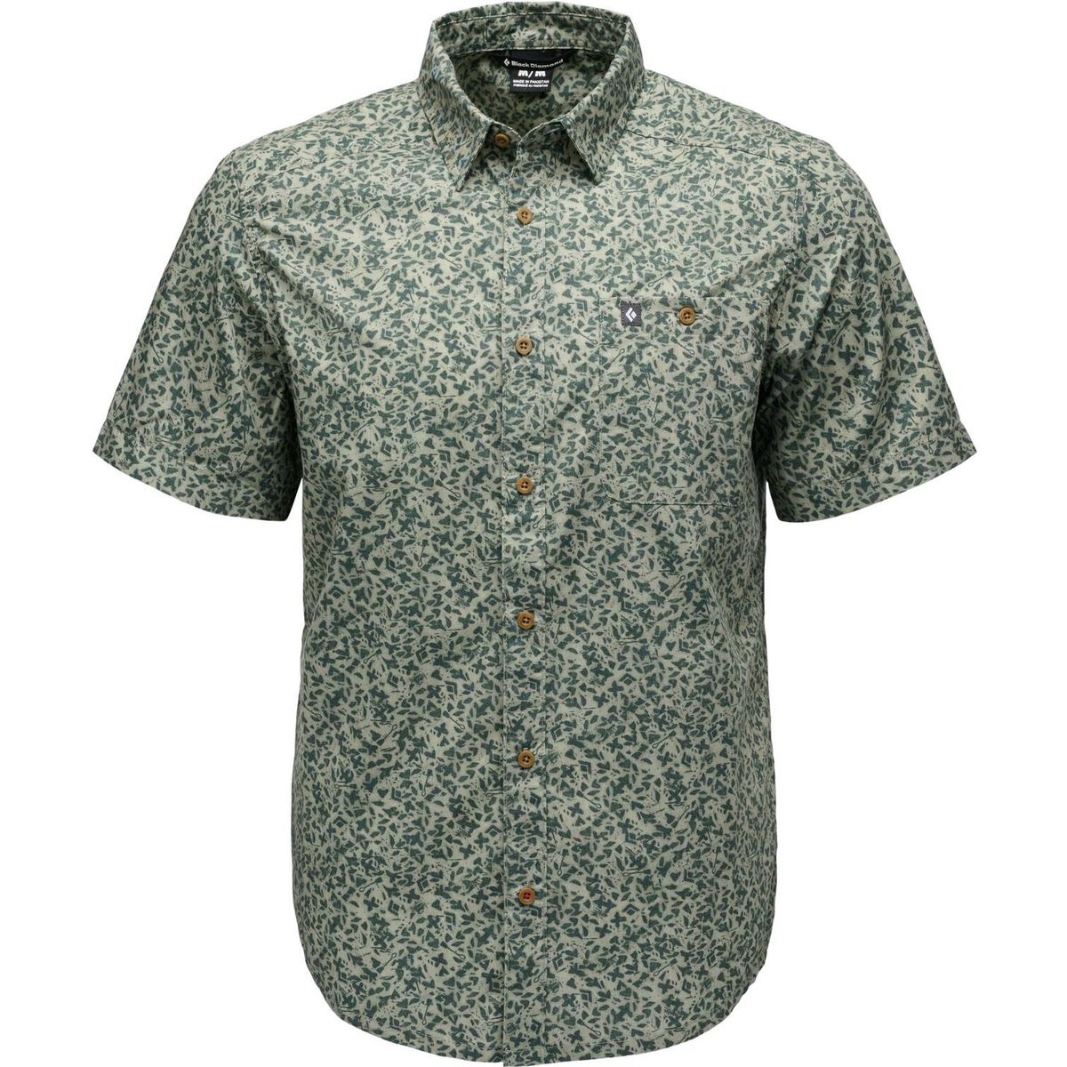 Black Diamond M Wingate SS Shirt pine smoke bd glyphs (9678) MED AP7530119678MED1