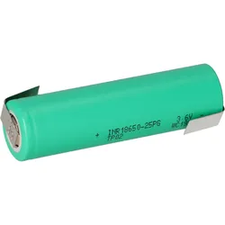 TerraE INR 18650 25P Li-Ion Akku - 3,6V 2500mAh 20A Z-Lötfahne