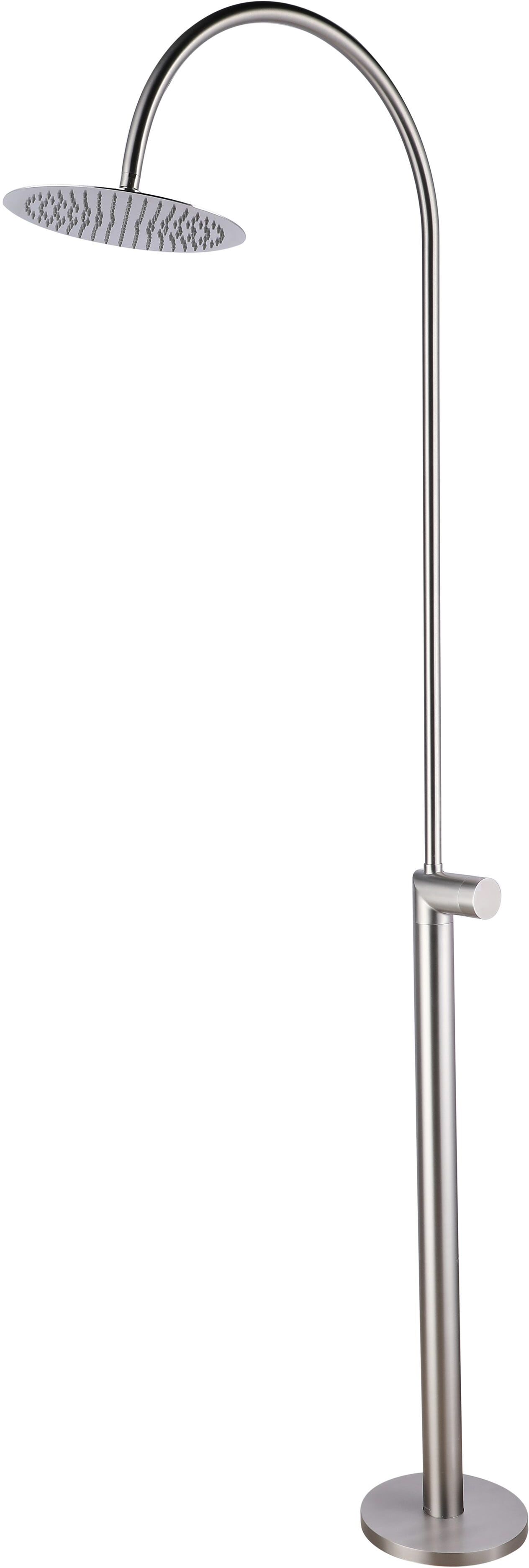 Aquapro COLONNA DOCCIA ACQUAPRO YAMIN DA ESTERNO IN ACCIAIO INOX 316 CON MISCELATORE PROGRESSIVO