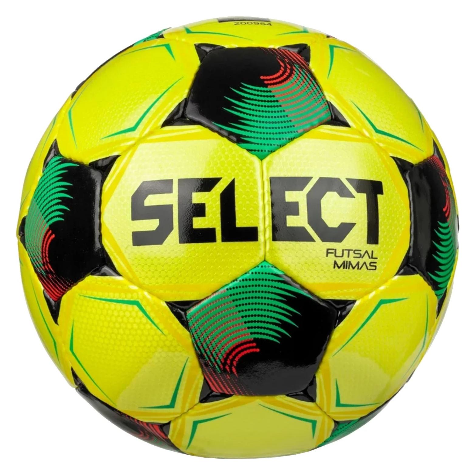 Select Piłka nożna Futsal Mimas v26 FIFA Basic żółto-czarna-zielona 200954 310022 4 (310022Y)