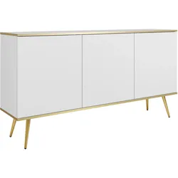 SIDEBOARD VENEZIA 160/85/39cm 3 Türen Weiß