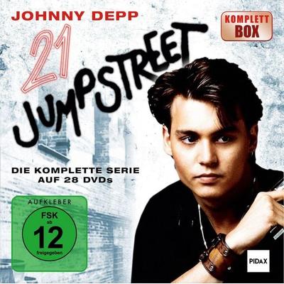 21 Jump Street - KOMPLETTBOX / Die komplette Kult-Serie mit Johnny Depp (Pidax Serien-Klassiker) [28 DVDs], DVD