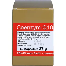 Coenzym Q10 30 mg Kapseln 60 ST