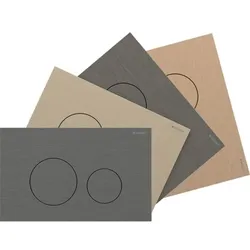 Geberit Sigma40 Betätigungsplatte, rund, 2-Mengen-Spülung, kundenspezifisches Finish:, 004610003 004610003