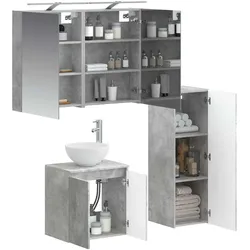 vidaXL, Badmöbelset, Badezimmermöbel-Set