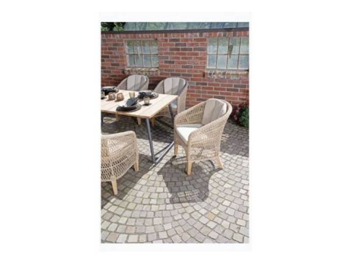 SonnenPartner Gartenlounge-Sessel Sonnenpartner Lounge-Sessel Long Beach Alu/PE Kunstoffgeflecht