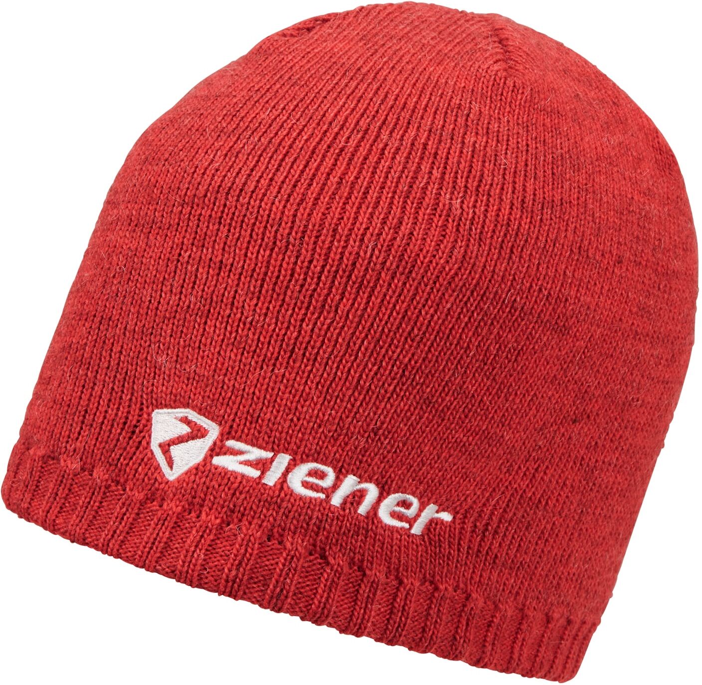 Strickmütze ZIENER "IRUNO-Z UNISEX", rot, Materialmix, Mützen Strickmütze, Futter aus Schoeller Polycolon für Feuchtigkeitstransport und Wärme