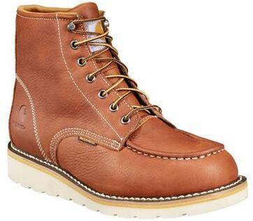 "Carhartt 6"" Wedge Waterproof Boot - Mens 14 Tan Boot W"