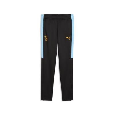 Sporthose PUMA "Neymar Jr. Creativity Trainingshose Jugendliche", Kinder, Gr. 176, Normalgrößen, schwarz (schwarz heat fire vibrant blau orange), Obermaterial: 100% Polyester. Taschenfutter: 100% Polyester. Einsatz: 100% Polyester, mehrfarbig,...