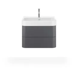 Duravit Happy D.2 Möbel Waschtisch 2318650000 65 x 50,5 cm, weiss, 1 Hahnloch