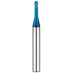 VHM Kugelfräser Helix 30° TISIN Beschichtung R1,0 X 2mm 2BRB020100S04
