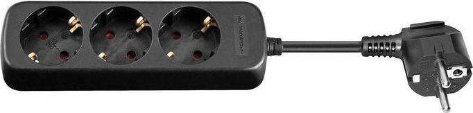 MicroConnect GRU0035B rechte connector type F, 5 meter, zwart