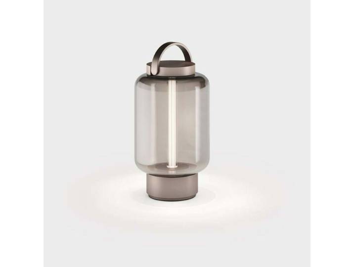 IP44.de Akku-Außenleuchte qu - bright bronze/amber Modern Akkub